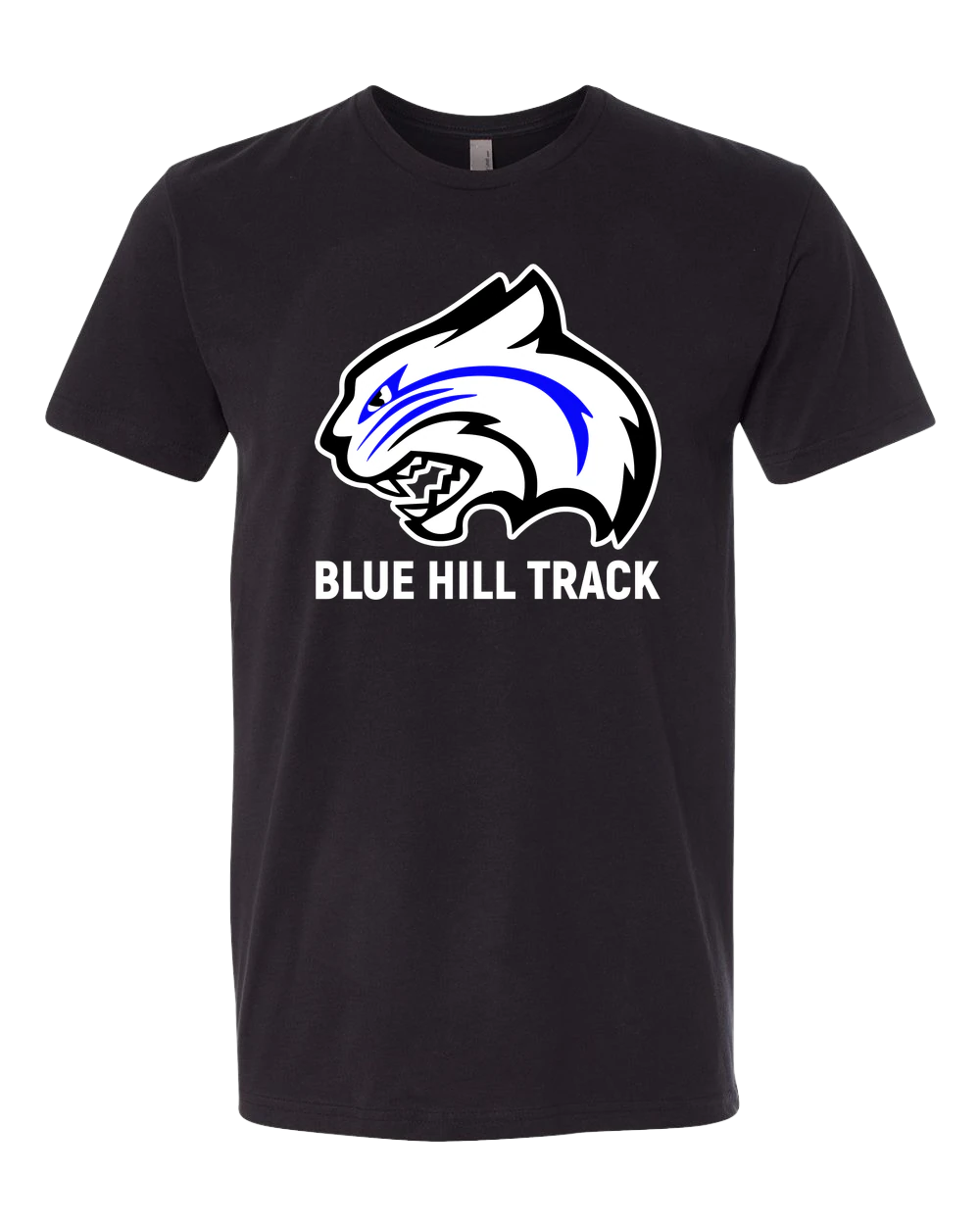 Blue Hill High School - Black T-Shirt - Full Front