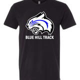 Blue Hill High School - Black T-Shirt - Full Front