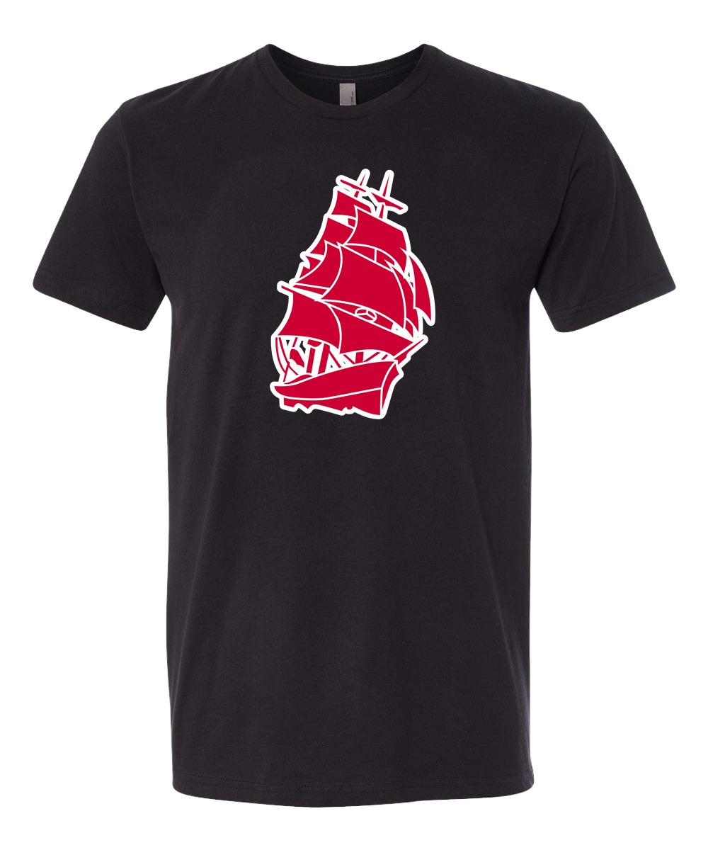 Amboy Softball - Black T-Shirt - Full Front