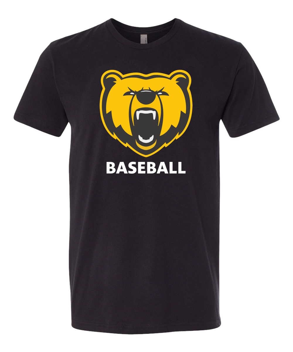 Byron Baseball - Black T-Shirt - Full Front