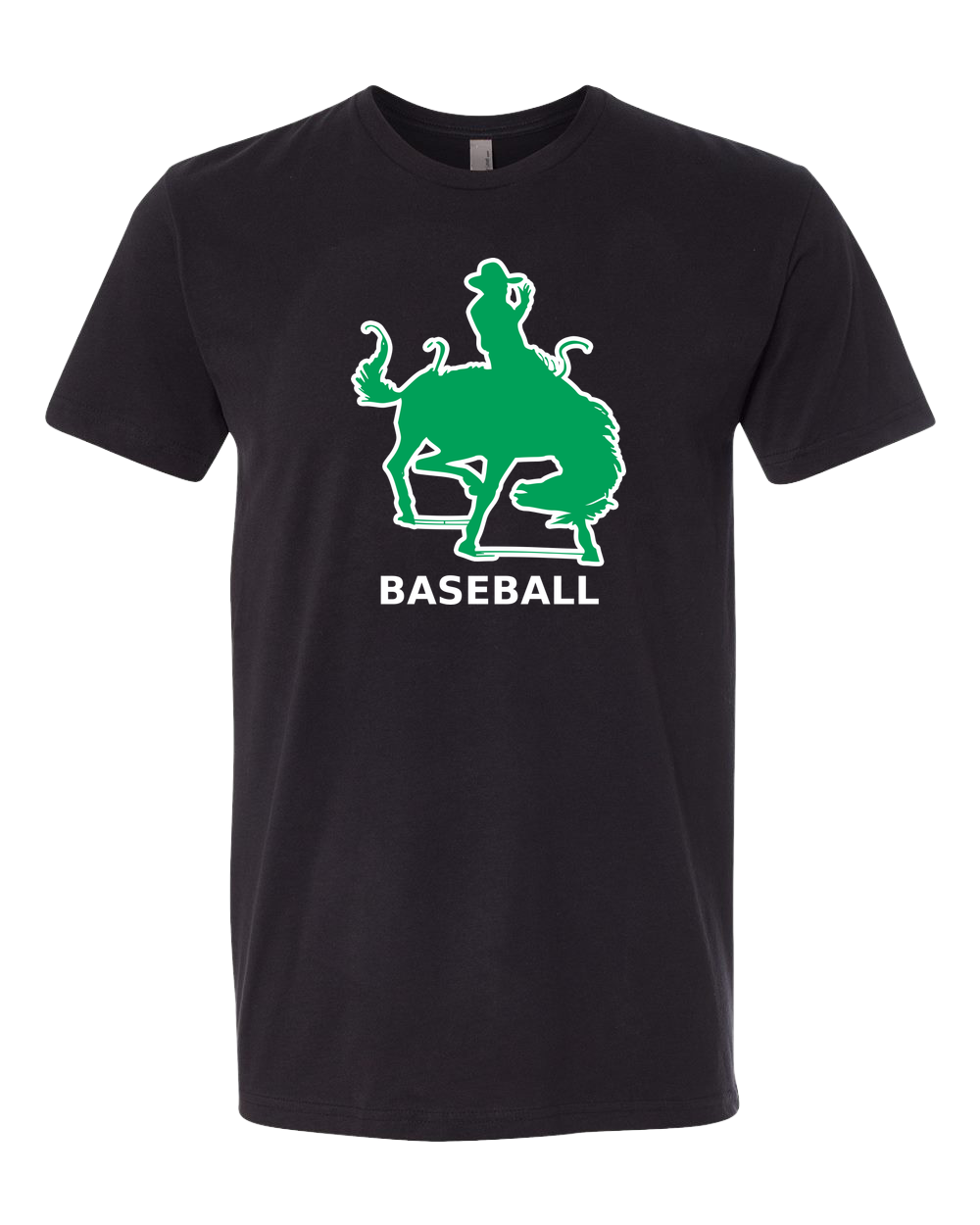 Breckenridge Baseball - Black T-Shirt - Full Front