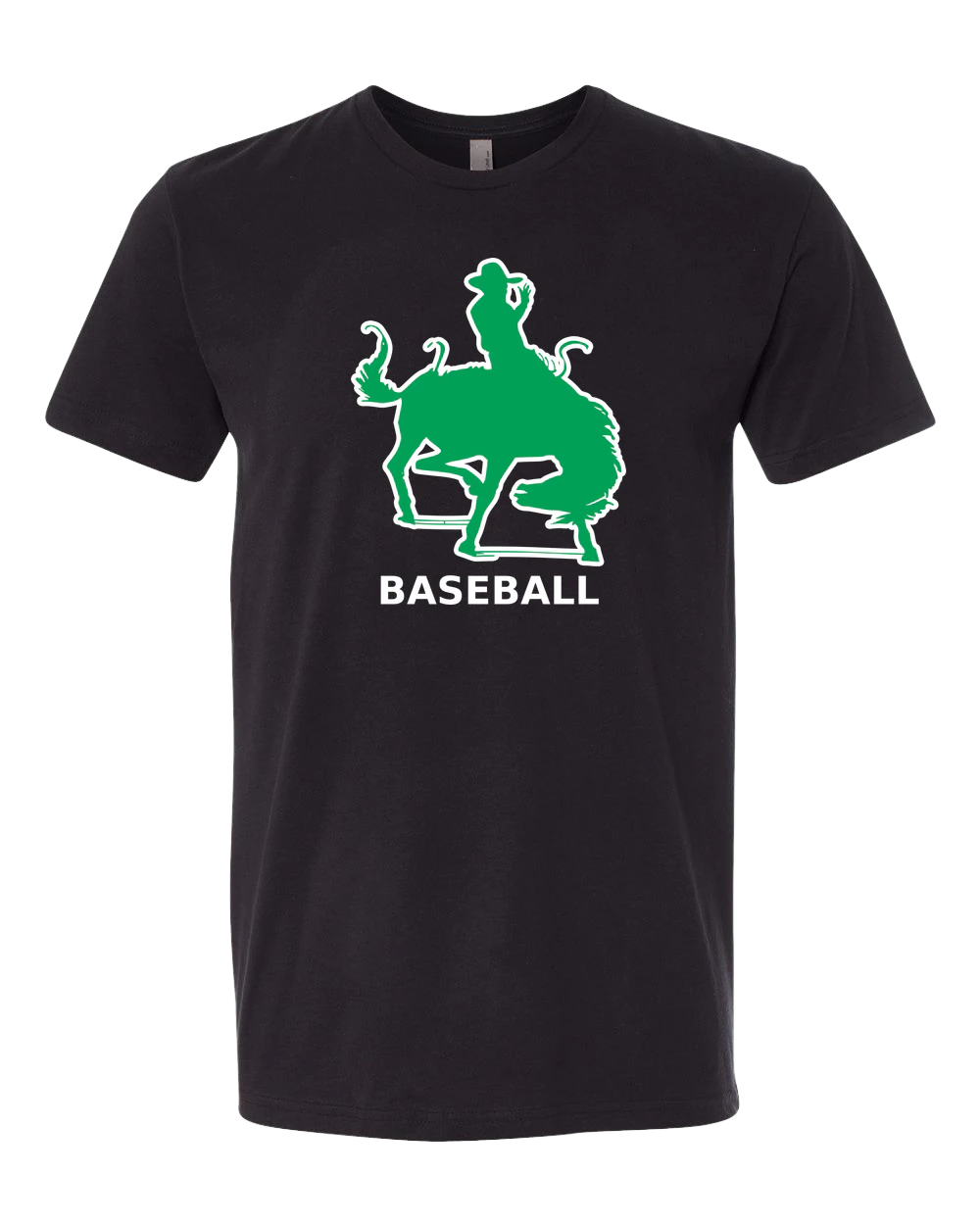 Breckenridge Baseball - Black T-Shirt - Full Front