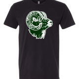 Roseau Baseball and Softball - Black T-Shirt - Full Front