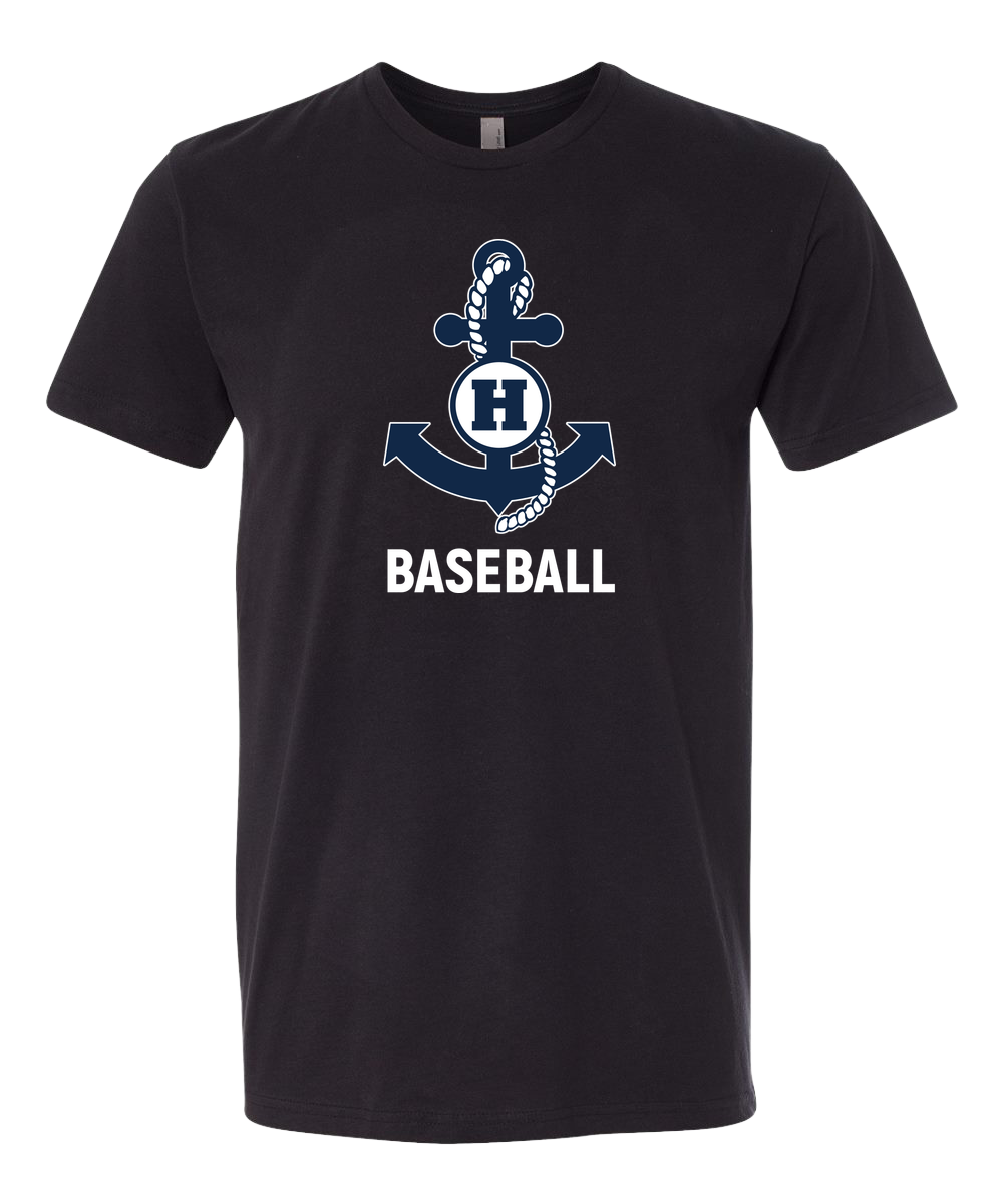 Hibbing Baseball - Black T-Shirt - Full Front