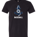 Hibbing Baseball - Black T-Shirt - Full Front