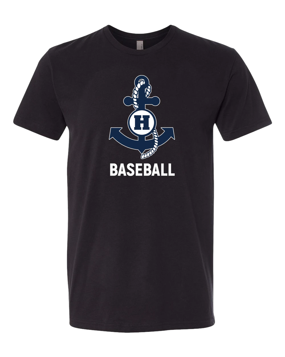 Hibbing Baseball - Black T-Shirt - Full Front