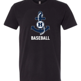 Hibbing Baseball - Black T-Shirt - Full Front
