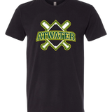 Atwater Baseball - Black T-Shirt - Full Front