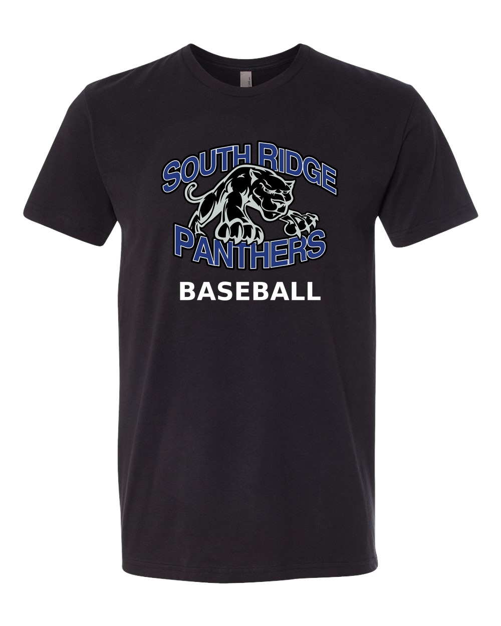 South Ridge Baseball - Black T-Shirt - Full Front