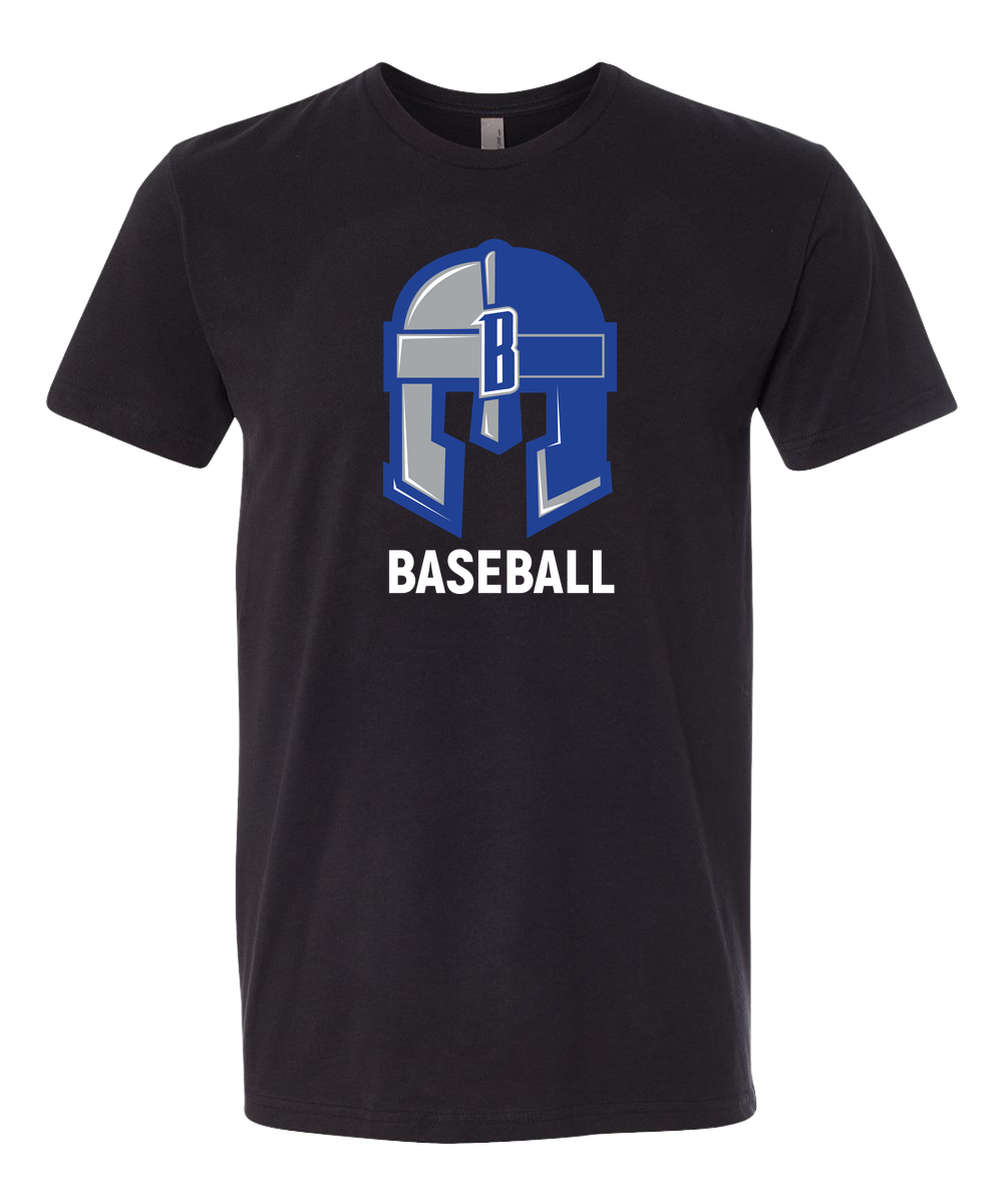 Brainerd Baseball - Black T-Shirt - Full Front