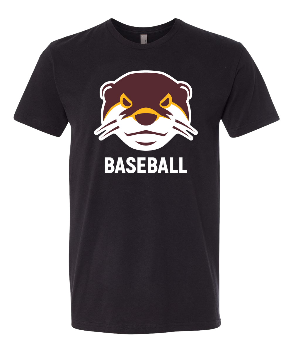 Fergus Falls Baseball - Black T-Shirt - Full Front