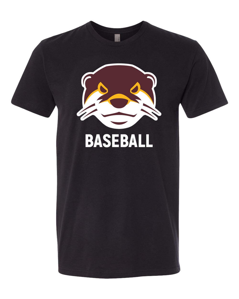 Fergus Falls Baseball - Black T-Shirt - Full Front