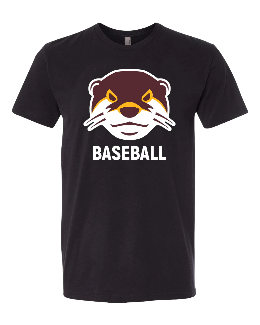 Fergus Falls Baseball - Black T-Shirt - Full Front