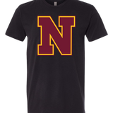 Northfield Baseball - Black T-Shirt - Full Front