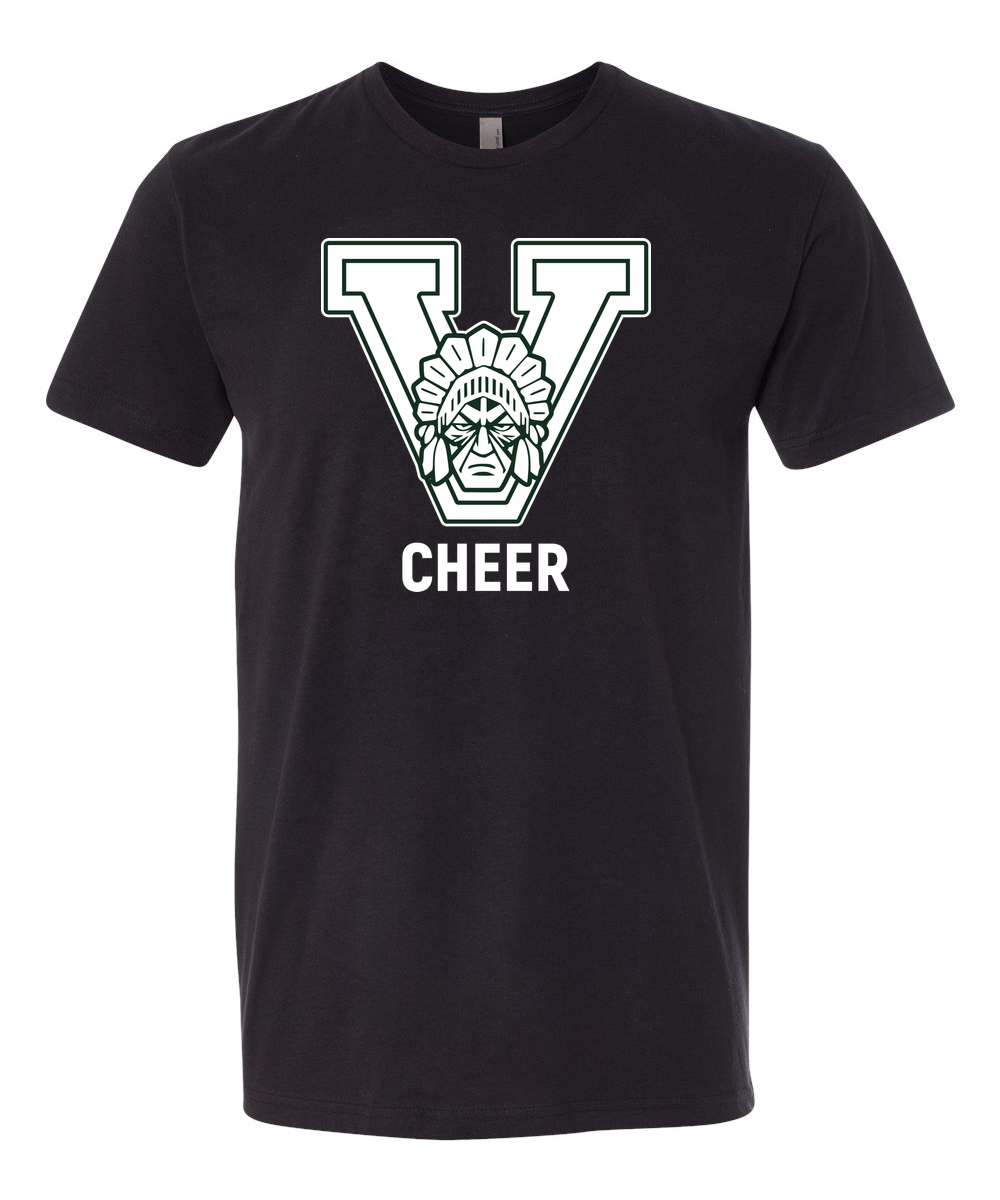 Xavier Football - Black T-Shirt - Full Front