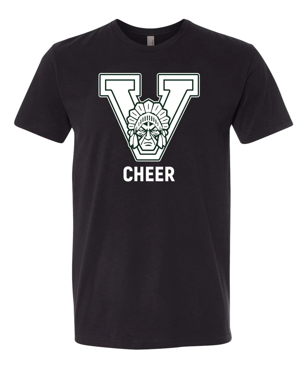 Xavier Football - Black T-Shirt - Full Front
