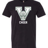 Xavier Football - Black T-Shirt - Full Front