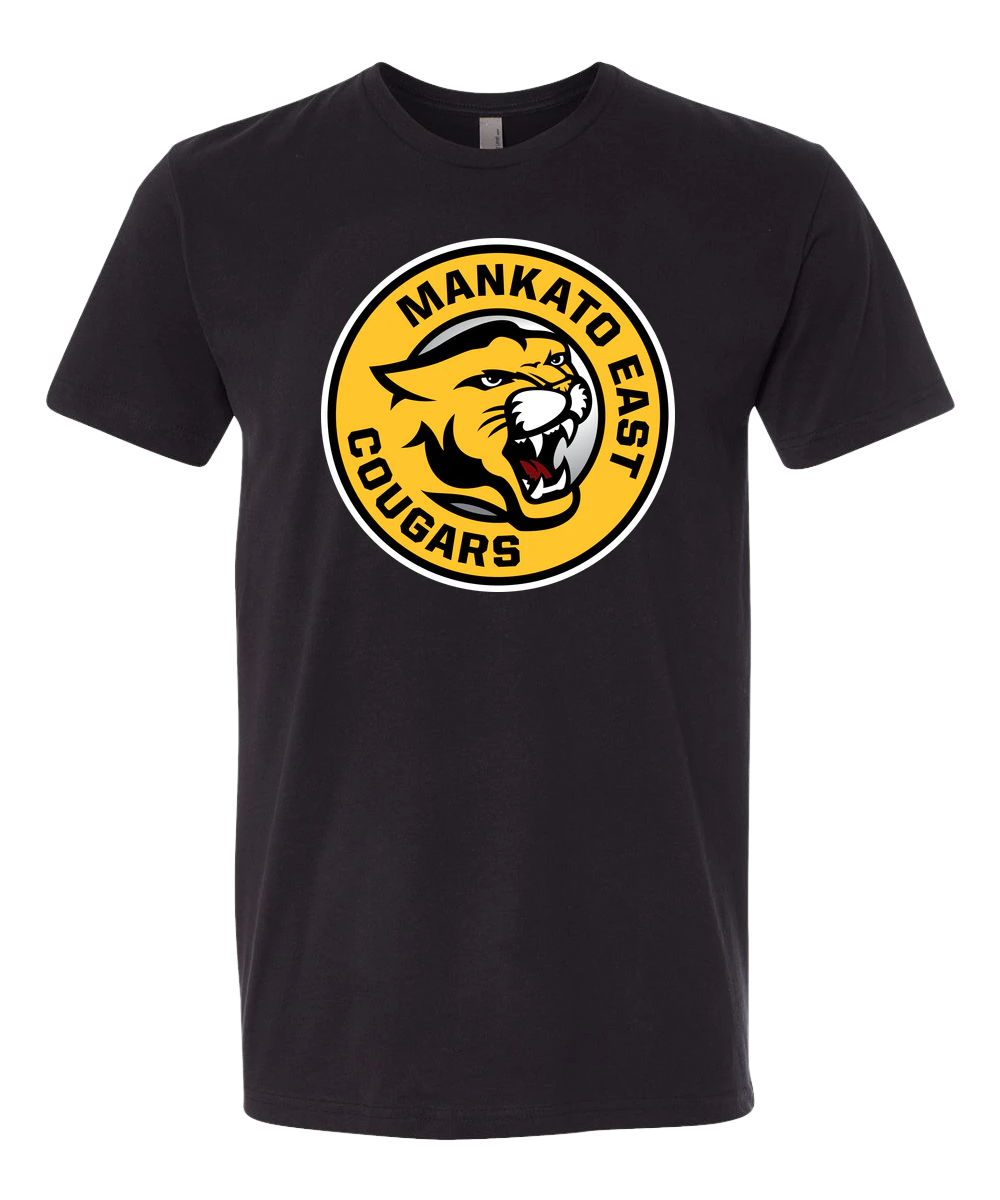 Mankato East Spring - Black T-Shirt - Full Front