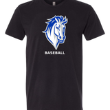 Mora Baseball - Black T-Shirt - Full Front