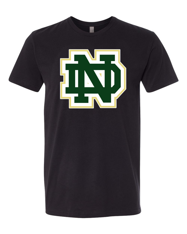 Knights Performance Tee — Black with crest
