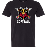 Mille Lacs Softball - Black T-Shirt - Full Front