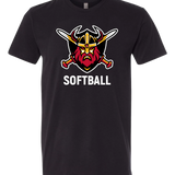 Mille Lacs Softball - Black T-Shirt - Full Front