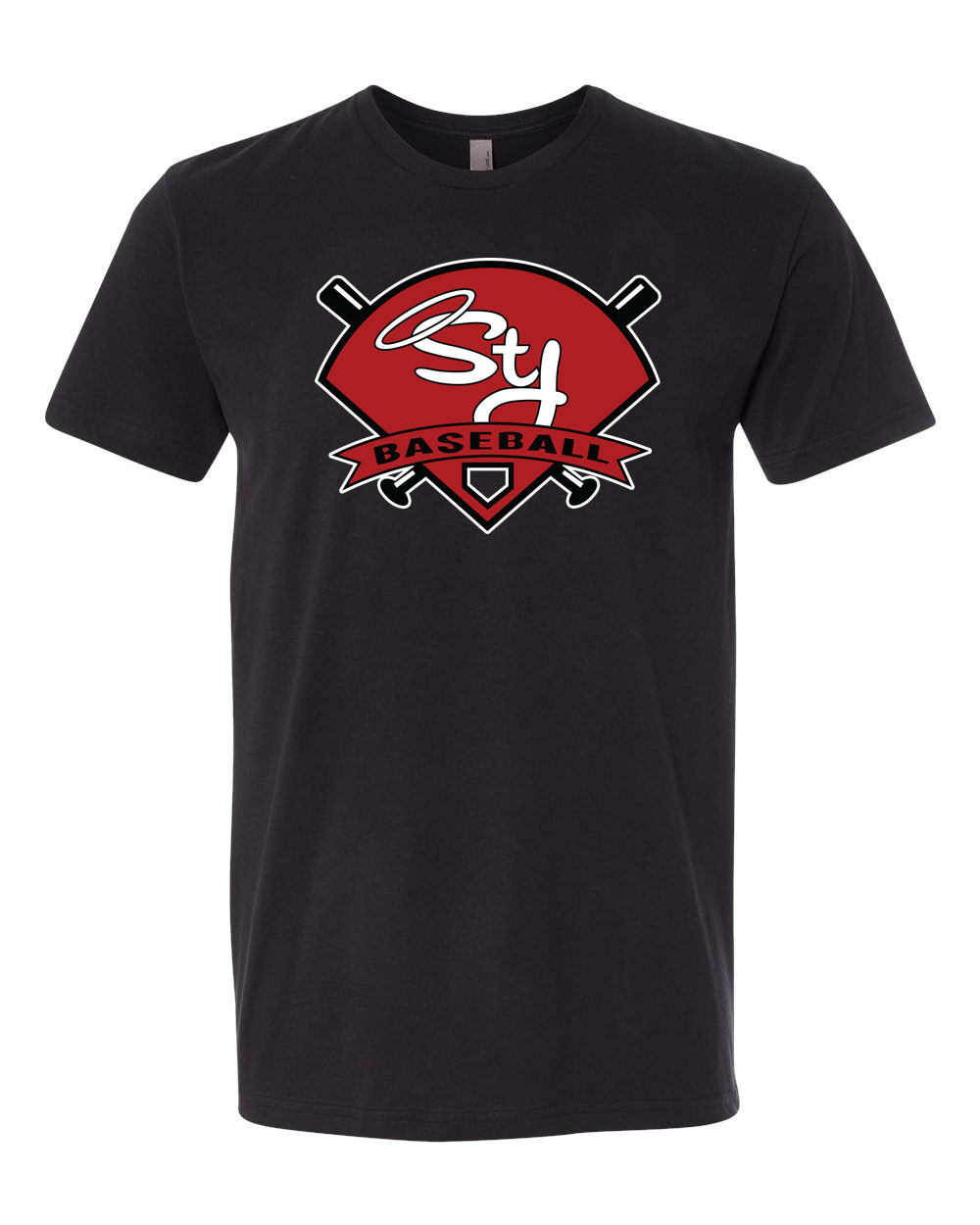 Shirt Hub Test Team Store - Black T-Shirt - Full Front