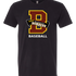 Barnum Baseball - Black T-Shirt - Full Front