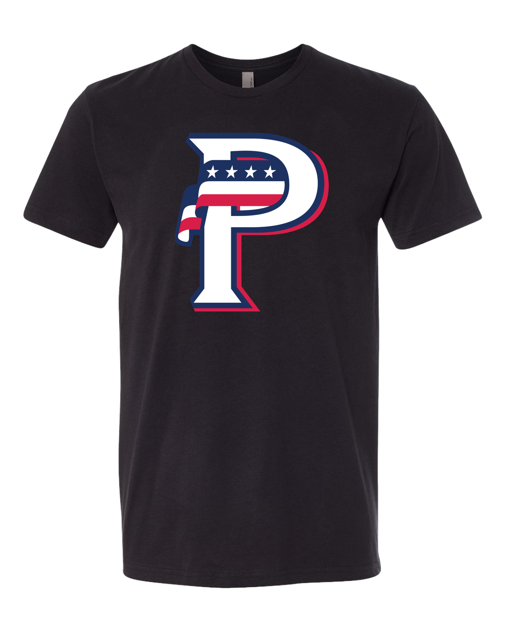 USA BASEBALL - Black T-Shirt - Full Front