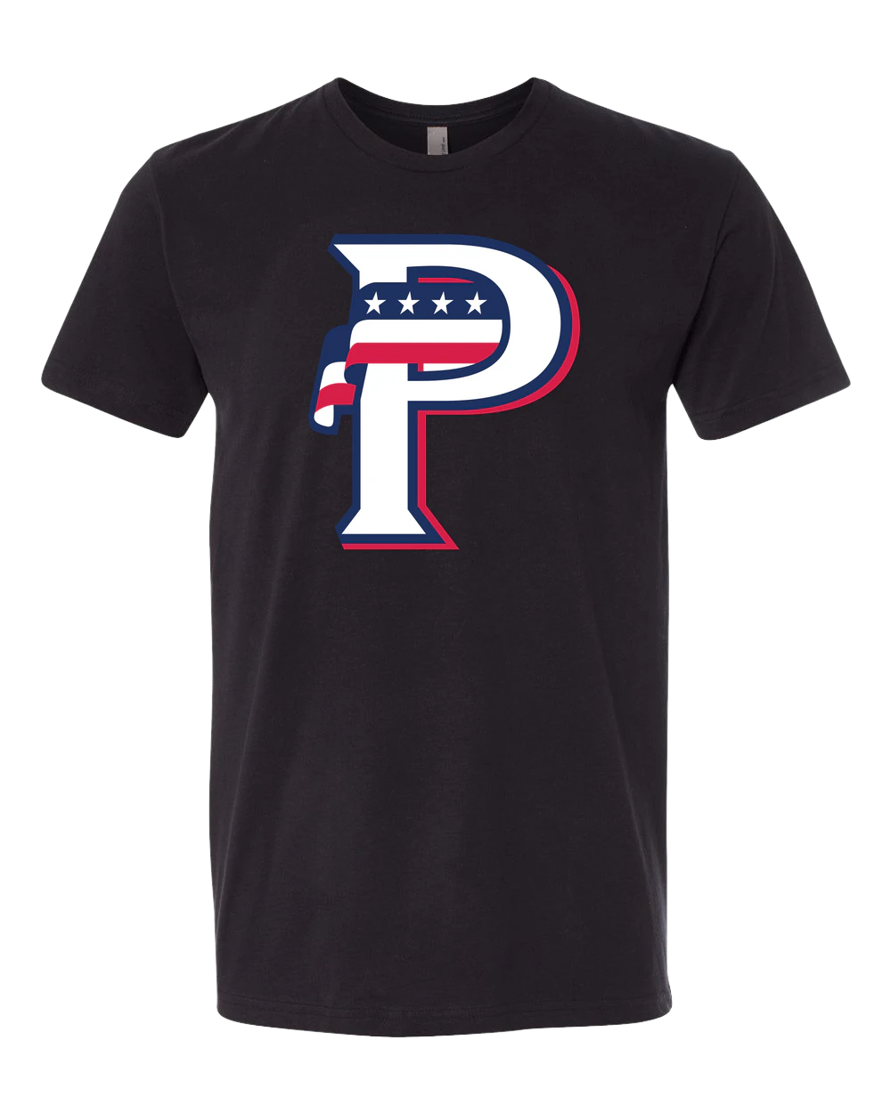 USA BASEBALL - Black T-Shirt - Full Front