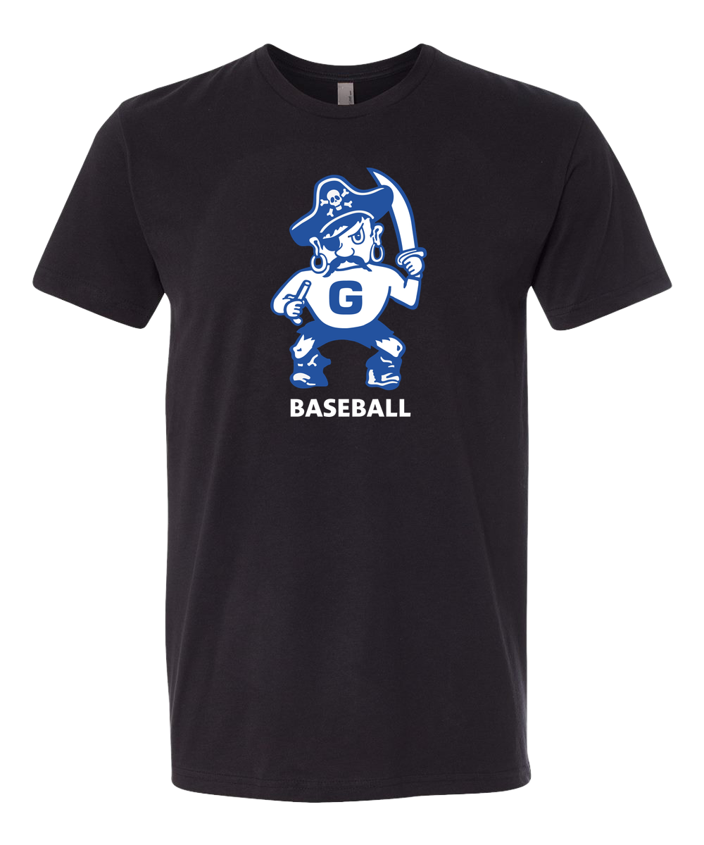 Galena Baseball - Black T-Shirt - Full Front