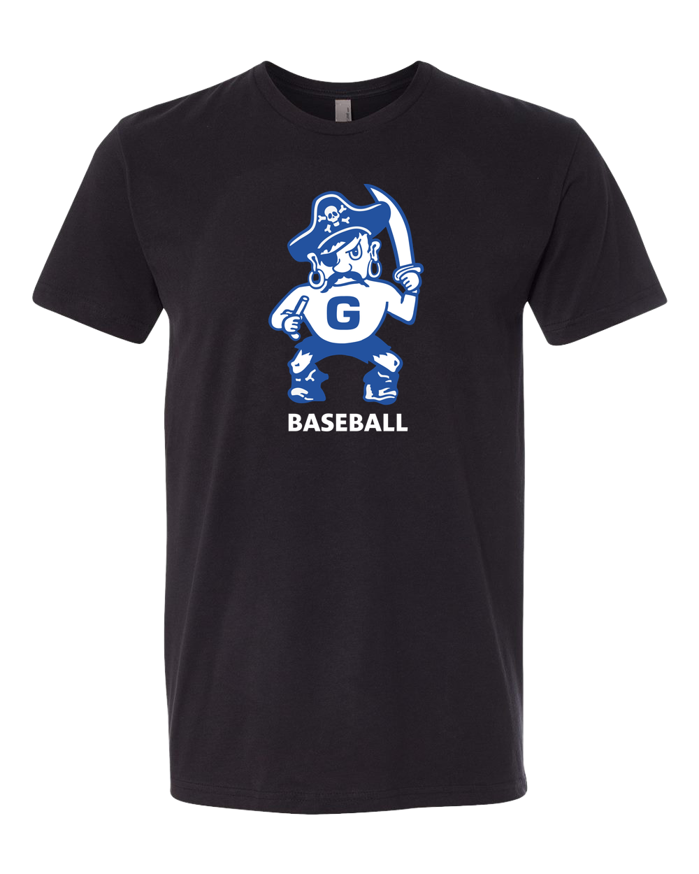 Galena Baseball - Black T-Shirt - Full Front