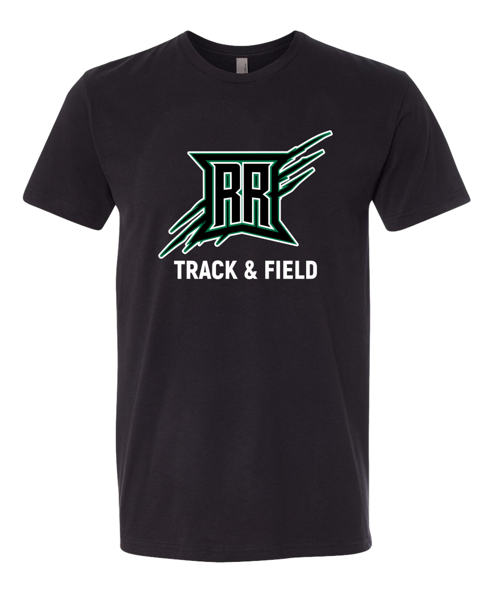 Rock Ridge Track & Field - Black T-Shirt - Full Front