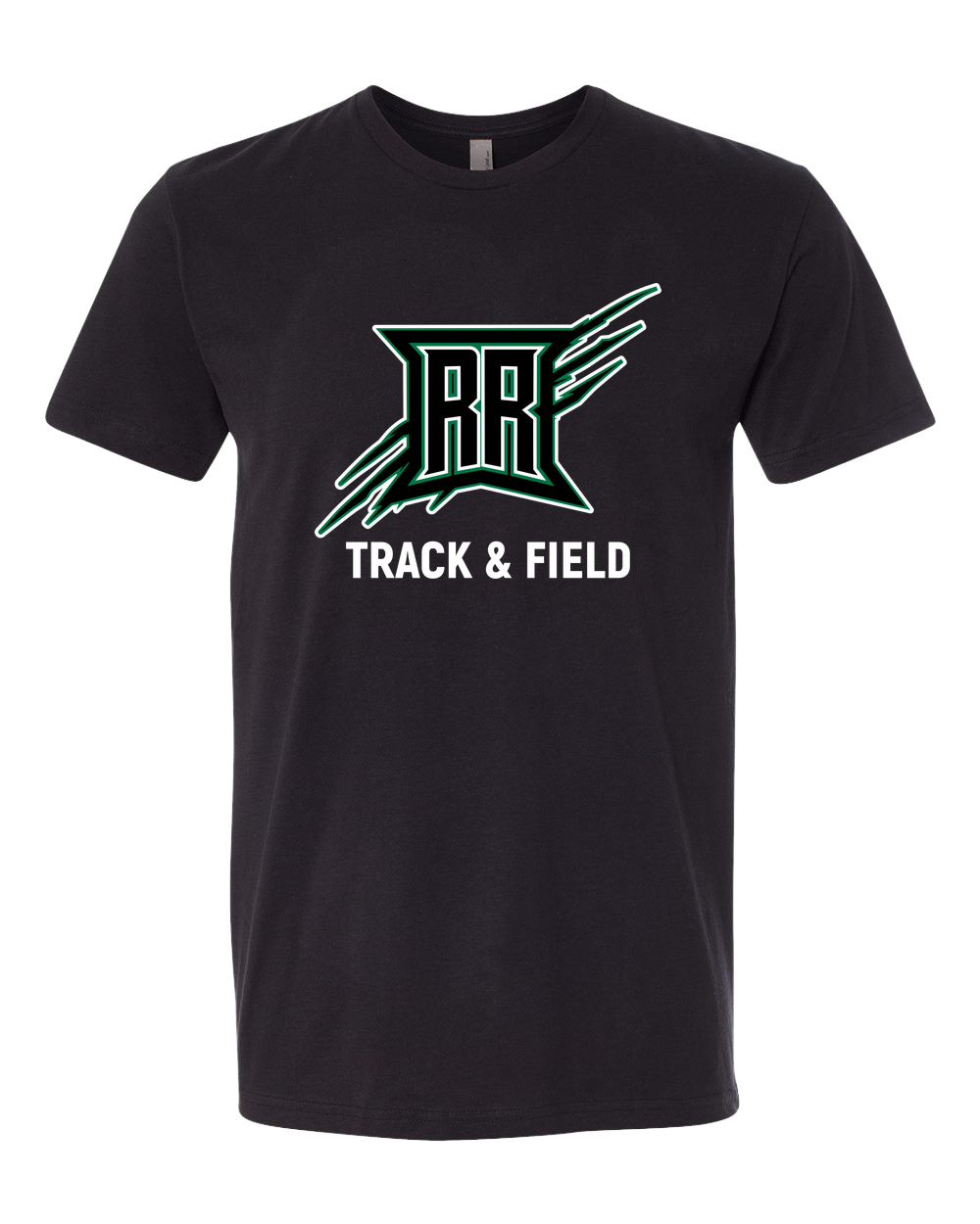 Rock Ridge Track & Field - Black T-Shirt - Full Front