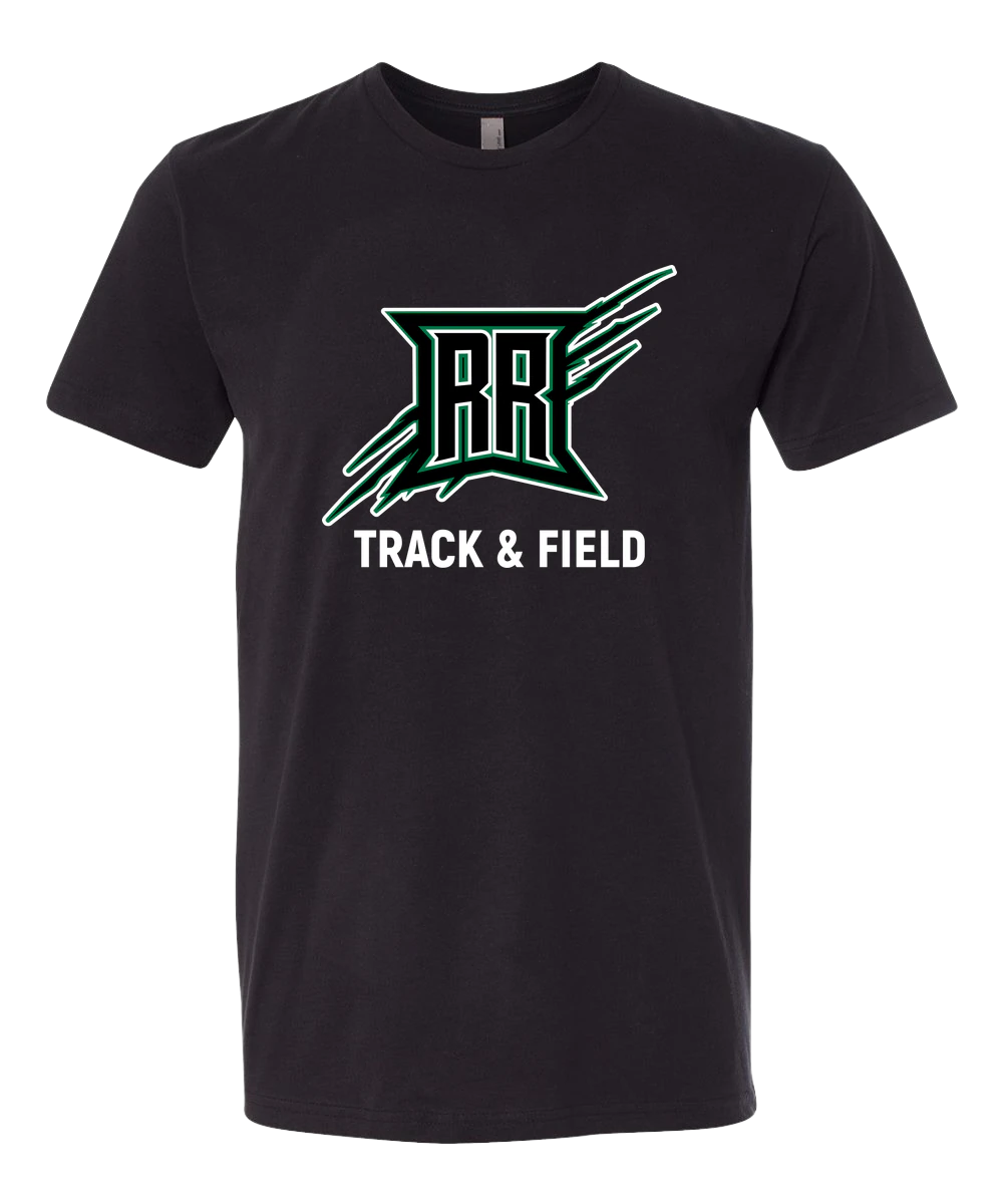 Rock Ridge Track & Field - Black T-Shirt - Full Front