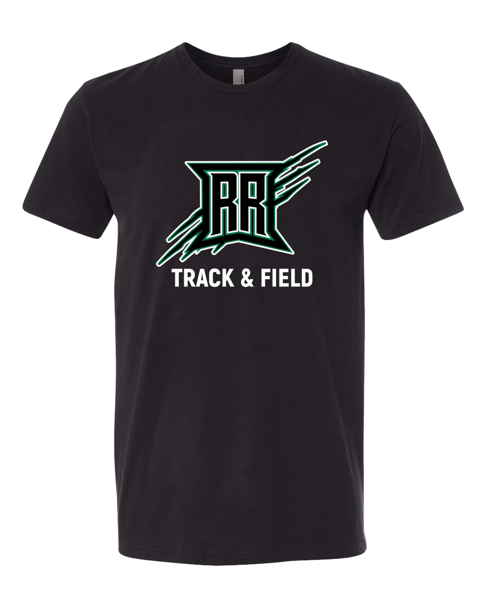 Rock Ridge Track & Field - Black T-Shirt - Full Front