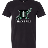 Rock Ridge Track & Field - Black T-Shirt - Full Front