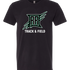Rock Ridge Track & Field - Black T-Shirt - Full Front