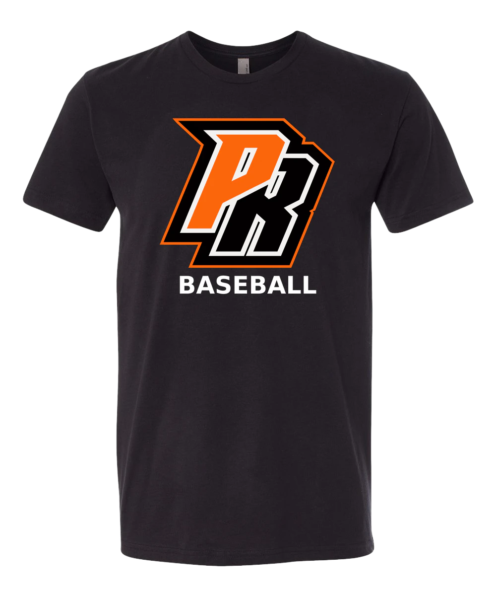 Park Rapids Baseball - Black T-Shirt - Full Front