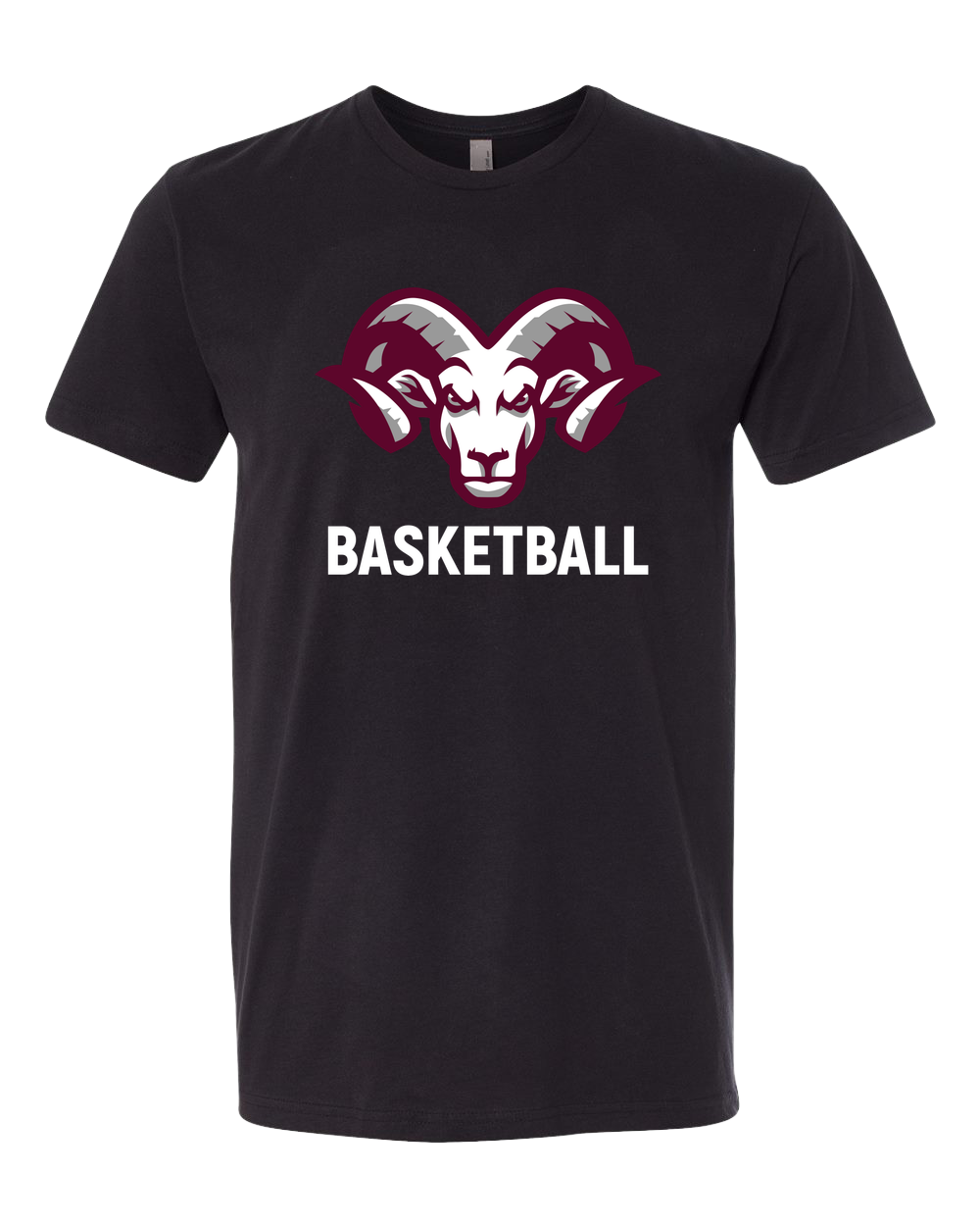 Riverview Basketball - Black T-Shirt - Full Front