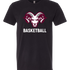 Riverview Basketball - Black T-Shirt - Full Front