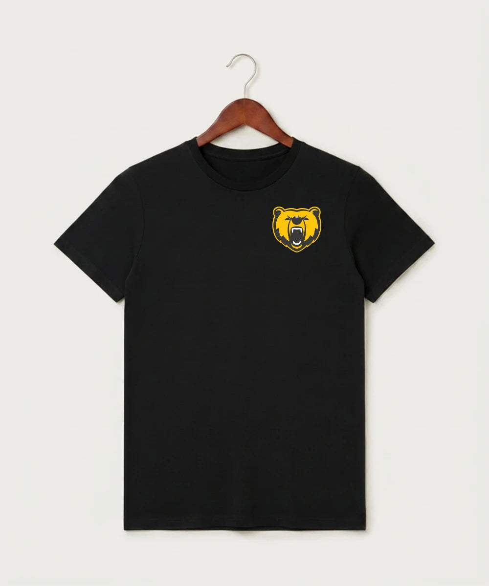 Byron High School Volleyball (Girls) - Black T-Shirt - Left Chest