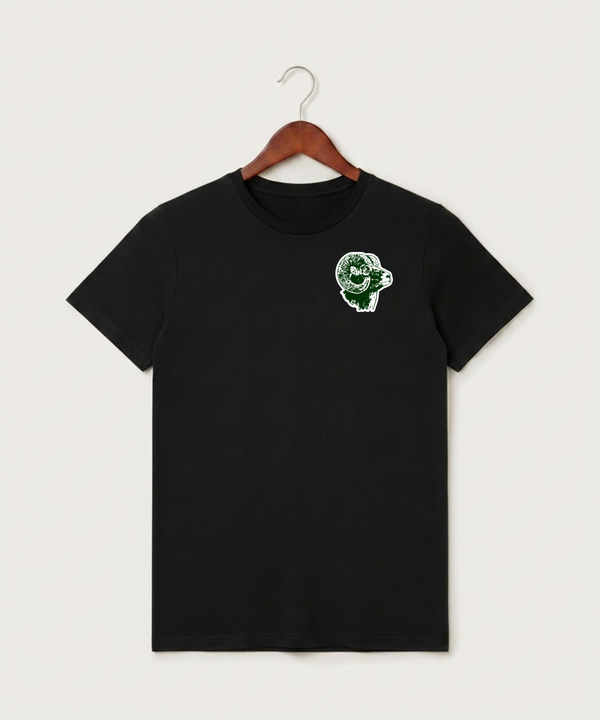 Roseau High School Football (Boys) - Black T-Shirt - Left Chest