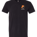 Park Rapids Baseball - Black T-Shirt - Left Chest