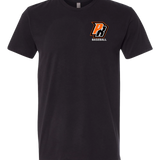 Park Rapids Baseball - Black T-Shirt - Left Chest