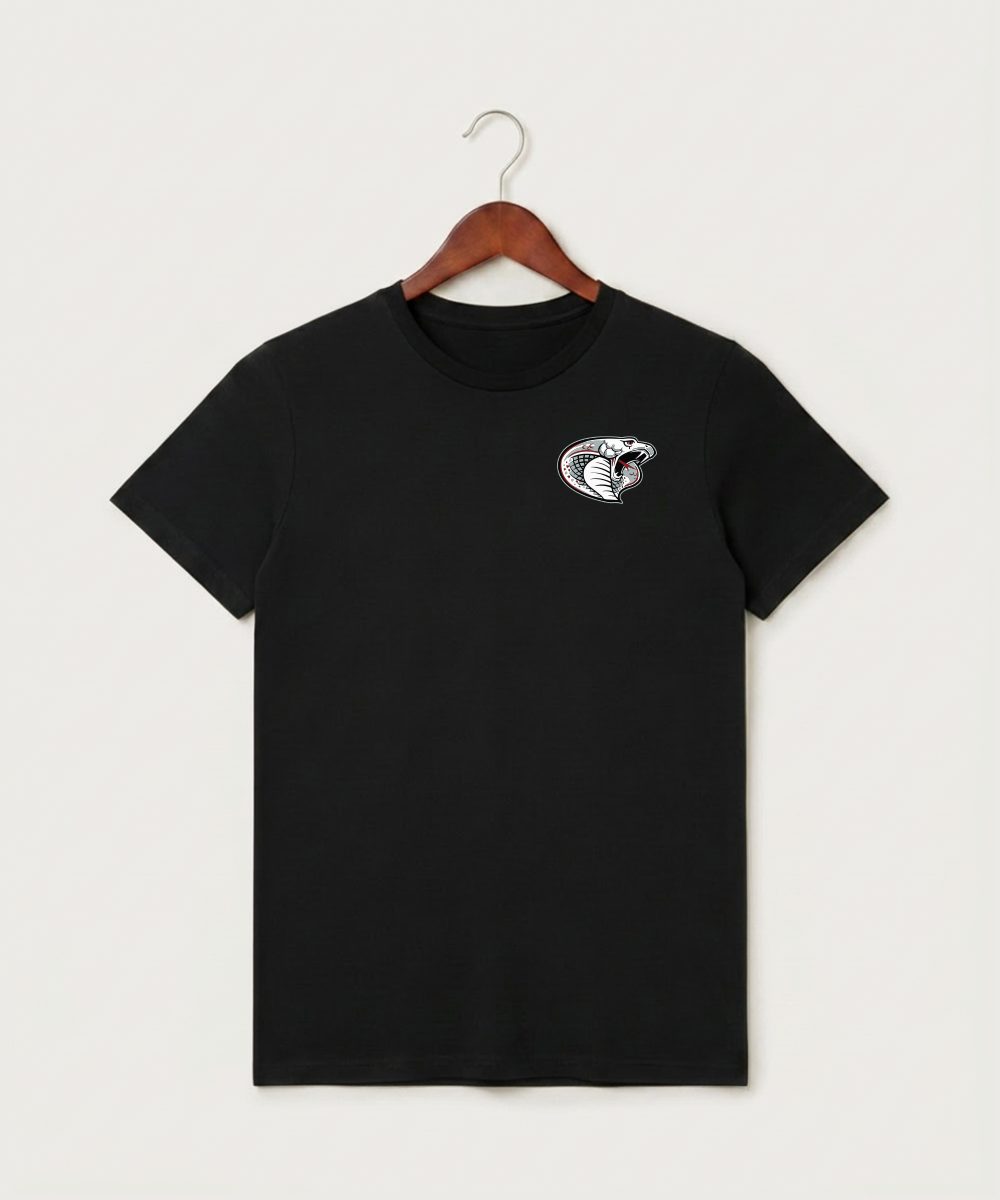 Triton High School Volleyball (Girls) - Black T-Shirt - Left Chest