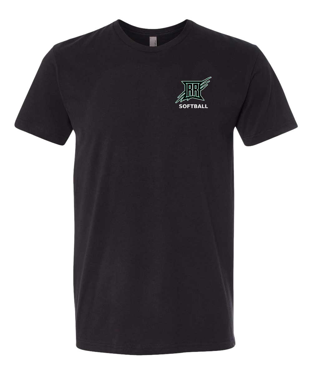 Rock Ridge Softball - Black T-Shirt - Left Chest