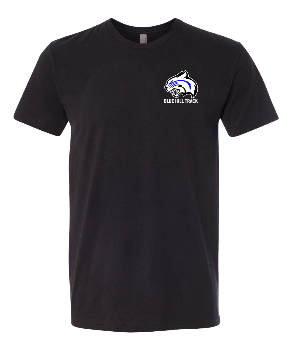 Blue Hill High School - Black T-Shirt - Left Chest