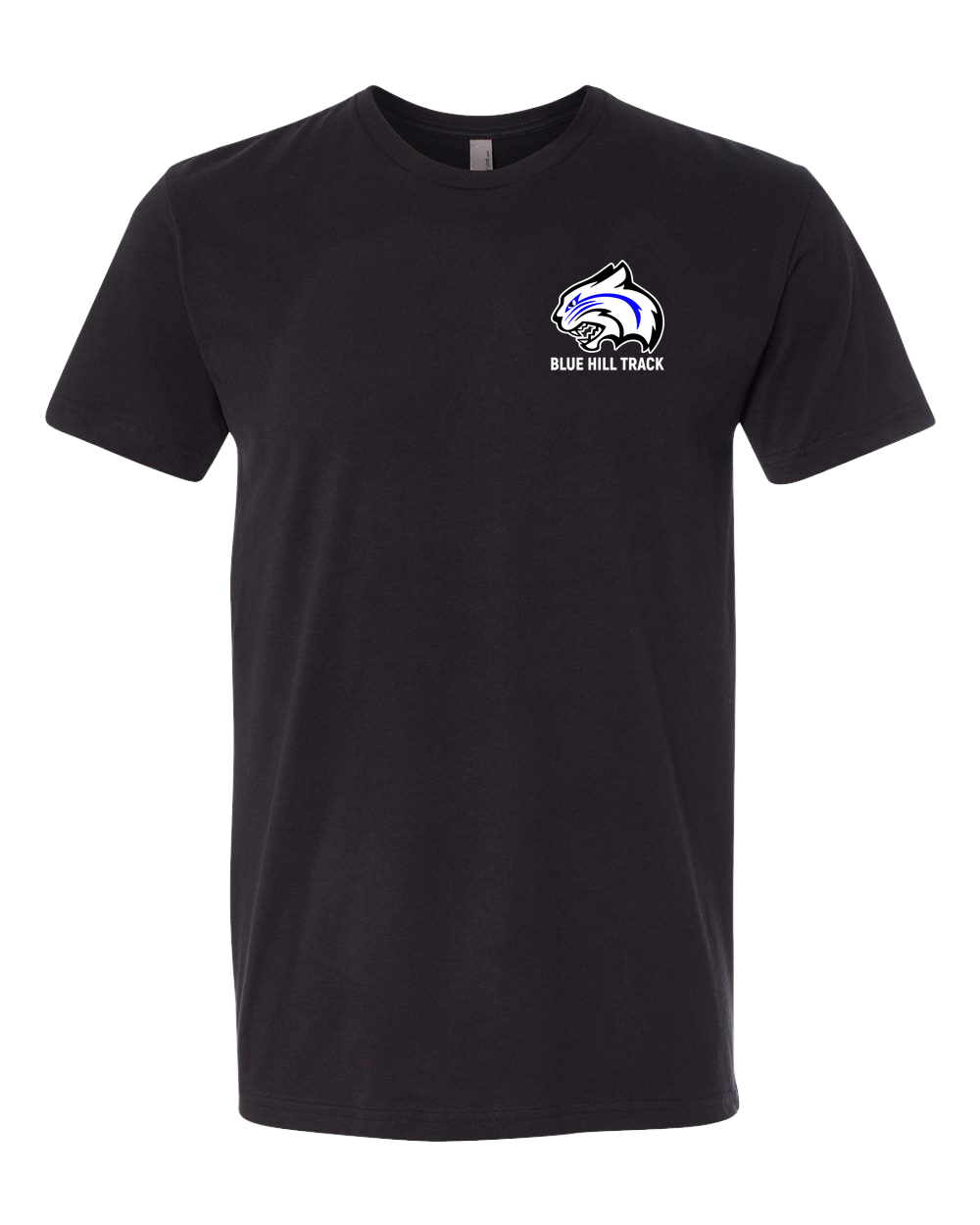 Blue Hill High School - Black T-Shirt - Left Chest