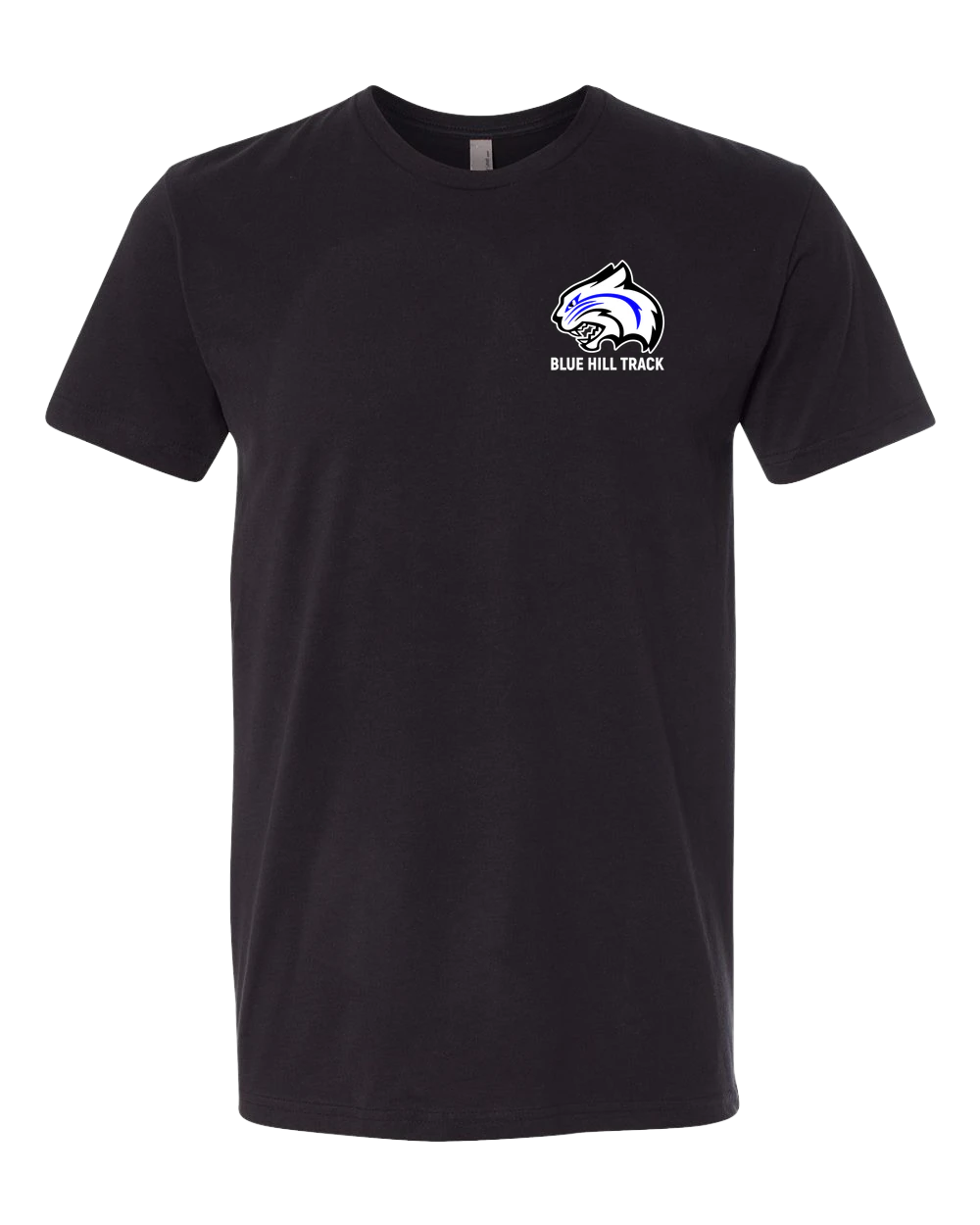 Blue Hill High School - Black T-Shirt - Left Chest